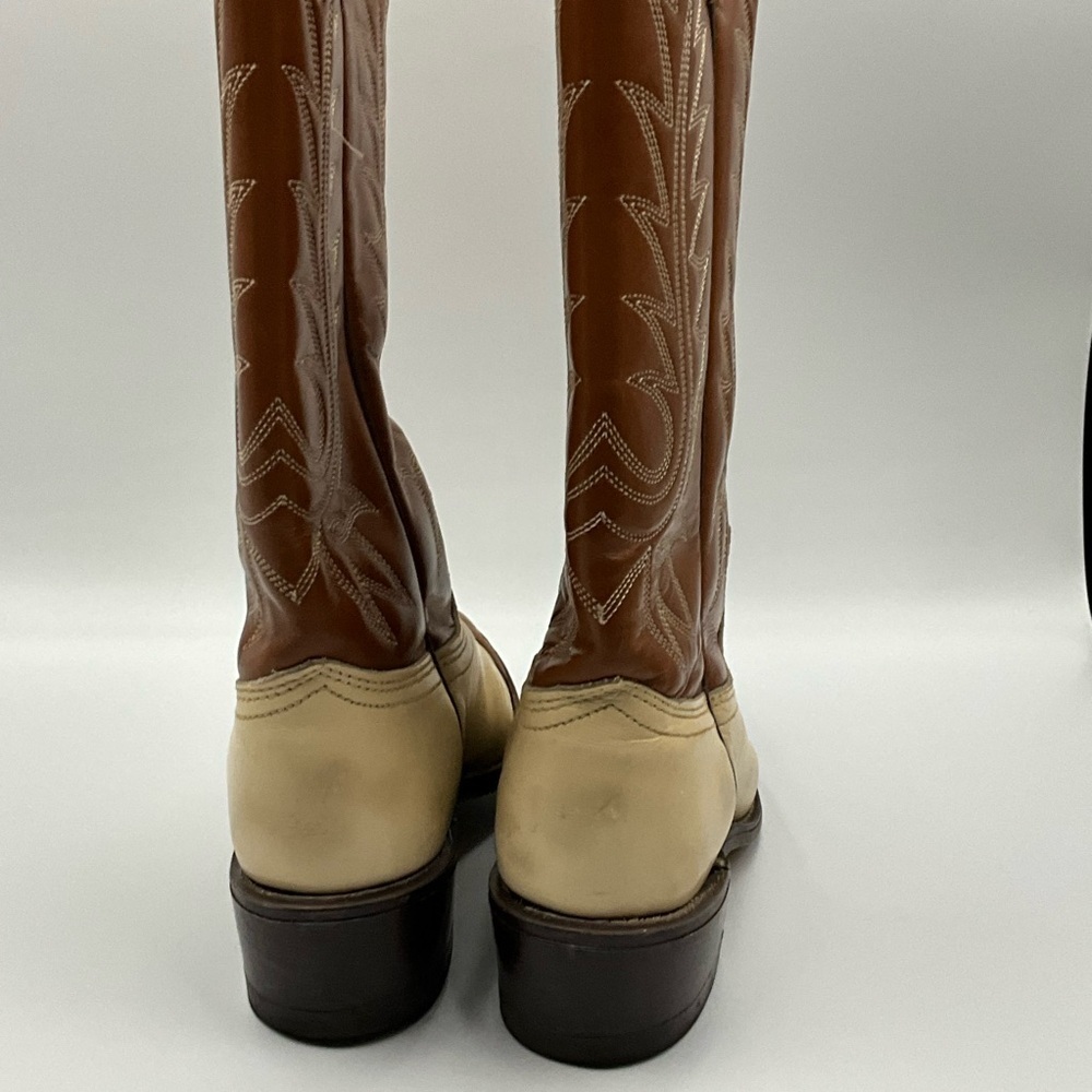 Acme Boots Size 5 Vintage Two Tone - Picture 6 of 7